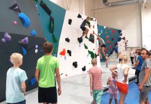 Märjamaa spordihoones avati ainulaadne ronimissein