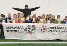 Vutitrall Rapla jalgpallihallis