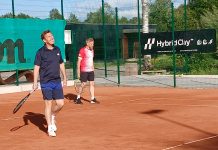 Peaminister Kristen Michal proovis järgi Rapla uued tenniseväljakud